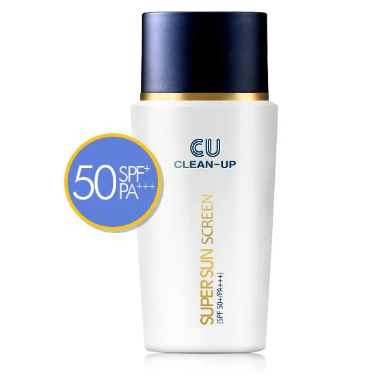 Солнцезащитная эмульсия Cuskin Clean-Up Super Sunscreen SPF 50+ PA +++, 50 ml Ф18 фото