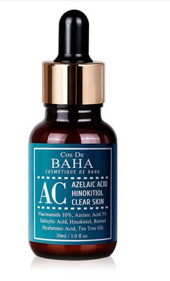Сироватка для боротьби з акне Cos De BAHA Azelaic Acid Hinokitiol Clear Skin Serum, 30 ml С3 фото