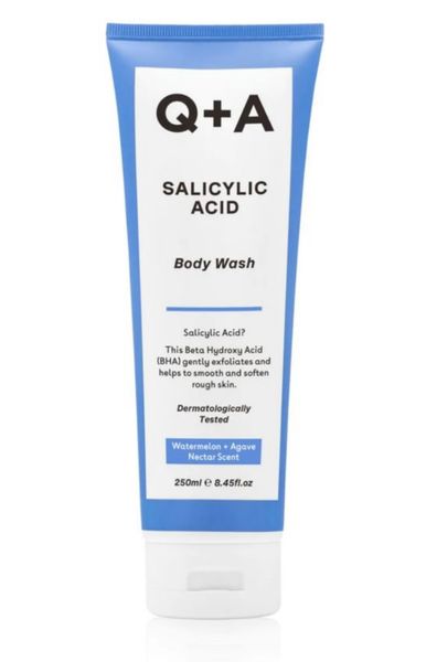 Очищающий гель для тела с салициловой кислотой Q+A Salicylic Acid Body Wash, 250 ml ДТ32 фото