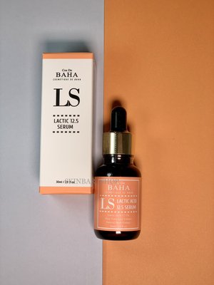 Сироватка-пілінг для обличчя з молочною COS DE BAHA Lactic Acid 12.5% Serum, 30 ml С5 фото