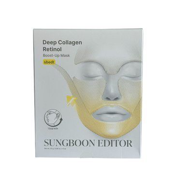 Набір ліфтинг-масок з колагеном та ретинолом Sungboon Editor Deep Collagen Retinol Tension Boost-Up Mask Set 25g*4pcs М457 фото