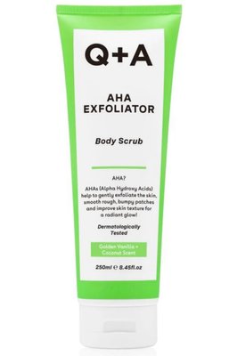 Скраб для тела с AHA-кислотами Q+A AHA Exfoliator Body Scrub 250ml ДТ18 фото