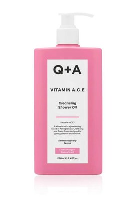 Вітамінізована олія для душу Q+A Vitamin A.C.E Cleansing Shower Oil, 250 ml ДТ19 фото