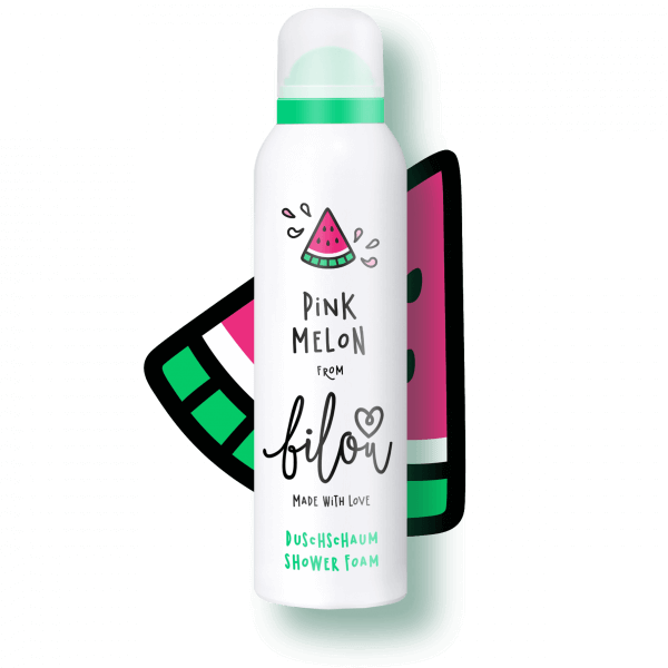 Пінка для душа Bilou Pink Melon Shower Foam з ароматом кавуна, 200 ml ДТ45 фото