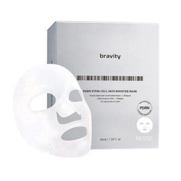 Ліфтинг-маска з PDRN та епідермальними факторами росту Bravity PDRN Stem- cell Skin Booster Mask 40g * 5ea 13085 фото