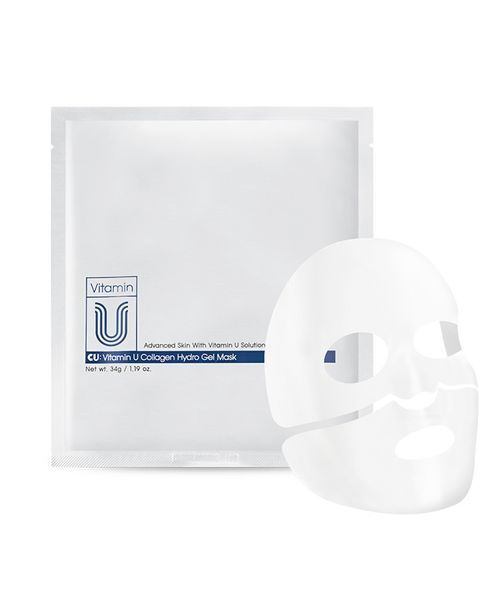 Гідрогелева маска подвійної дії для наповнення та сяйва шкіри CU: vitamin u collagen hydro gel mask М50 фото