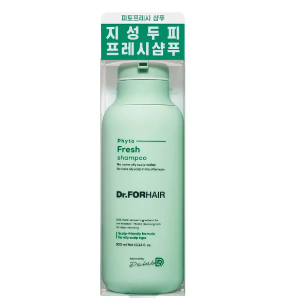 Міцелярний шампунь для жирної шкіри голови Dr.FORHAIR Phyto Fresh, 300 ml ЗВ152 фото