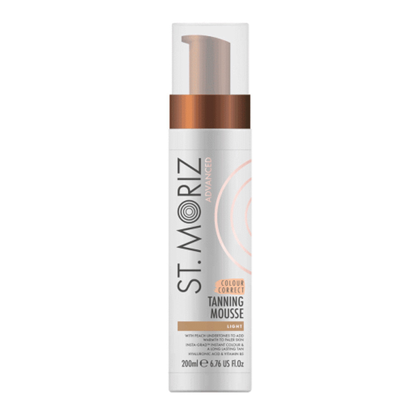 Автобронзат-мус для світлої шкіри Light St Moriz Advanced Colour Correcting Mousse, 200 ml ДТ6 фото