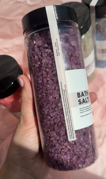Морська сіль для ванни аромат "Ожини" Runa, 580 g ВА11 фото