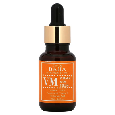 Сыворотка с витамином С и феруловой кислотой Cos De BAHA Vitamin C Facial Serum with MSM, 30 ml С32 фото