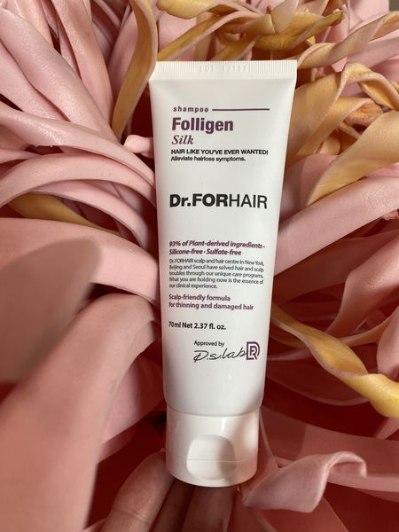 Шампунь для сухого та пошкодженого волосся Dr.FORHAIR Folligen Silk Shampoo, 70 ml ЗВ33 фото