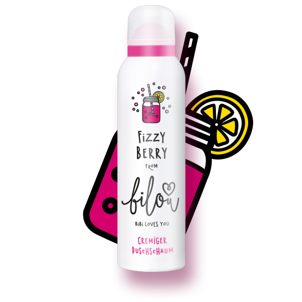 Піна для душу Bilou Fizzy Berry Shower Foam з ароматом ігристих фруктів, 200 ml ДТ46 фото