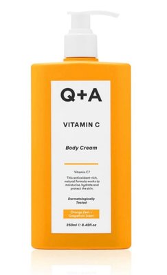 Крем для тіла з вітаміном С Q+A Vitamin C Body Cream, 250 ml ДТ21 фото