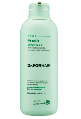 Міцелярний шампунь для жирної шкіри голови Dr.FORHAIR Phyto Fresh Shampoo, 500 ml 303 фото
