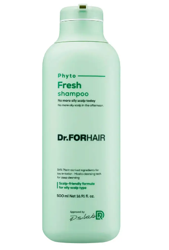 Мицеллярный шампунь для жирной кожи головы Dr.FORHAIR Phyto Fresh Shampoo, 500 ml 303 фото