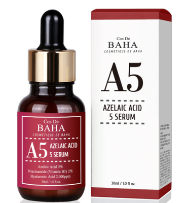 Протизапальна сироватка з азелаїновою кислотою COS DE BAHA A5 Azelaic Acid 5 Serum, 30 ml С86 фото