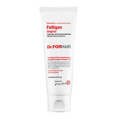 Укрепляющий шампунь против выпадения волос Dr.FORHAIR Folligen Shampoo, 70 ml ЗВ86 фото