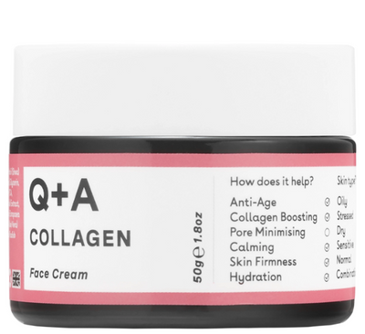 Розгладжуючий та зміцнюючий крем для обличчя з колагеном Q+A Collagen Face Cream, 50 ml К147 фото