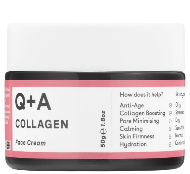 Розгладжуючий та зміцнюючий крем для обличчя з колагеном Q+A Collagen Face Cream, 50 ml К147 фото