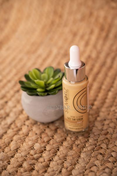 Сироватка-автобронзат для обличчя з ефектом шимеру St.Moriz Professional Prime&Glow Serum, 25 ml С41 фото