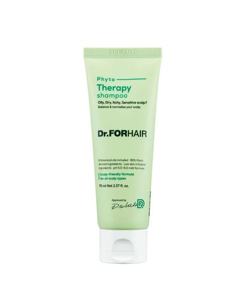 Фитотерапевтический шампунь для чувствительной кожи головы Dr.FORHAIR Phyto Therapy Shampoo, 70 ml ЗВ32 фото