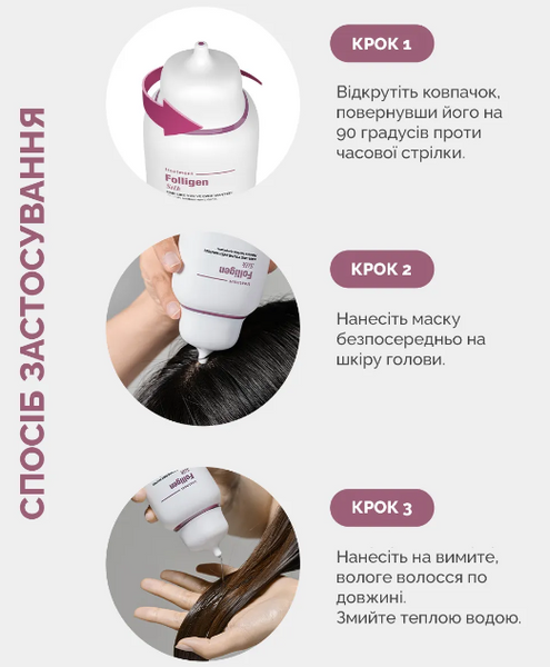 Восстанавливающая маска - кондиционер для поврежденных волос Dr.FORHAIR Folligen Silk Treatment, 50 ml ЗВ58 фото