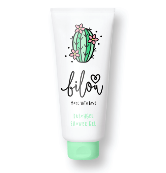 Гель для душа с ароматом сладких цветов кактуса Bilou BLOOMY CACTUS SHOWER GEL, 100 ml ДТ71 фото