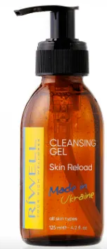 Гель для вмивання безсульфатний з амінокислотами та бетаїном pH 5.5 Riwell Cleansing Gel pH 5.5, 125 ml В33 фото