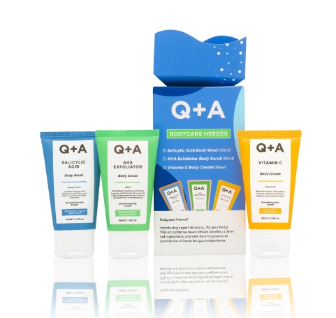 Подарунковий набір для тіла Q+A Bodycare Heroes Gift Set Н46 фото