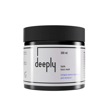 Липидная маска-подложка для волос deeply lipido basic mask, 300 ml