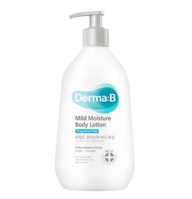 Лосьйон для тіла зволожувальний Derma:B Mild Moisture Body Lotion, 400 ml 11112 фото