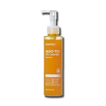 Освітлювальний кисневий гель для глибокого очищення шкіри Medipeel Algo-Tox Vita Cleanser Vegan Lemon, 150 ml