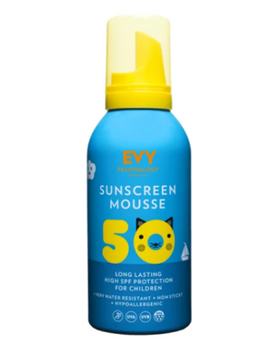 Солнцезащитный Мусс для Детей и Младенцев EVY Technology Sunscreen Mousse Kids SPF 50, 150 ml Ф116 фото