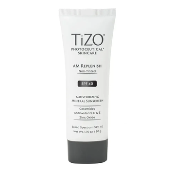 Солнцезащитный увлажняющий крем без оттенка TIZO Photoceutical Skincare AM Replenish Non Tinted Moisturizing Mineral Sunscreen SPF 40 50 г 26034444 фото