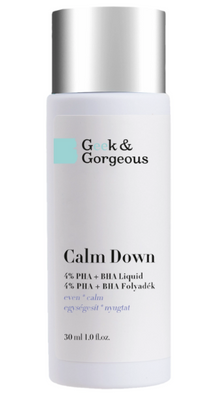 Ексфоліант для чутливої шкіри з кислотами 4% Geek & Gorgeous PHA та BHA Calm Down, 30 ml П7 фото