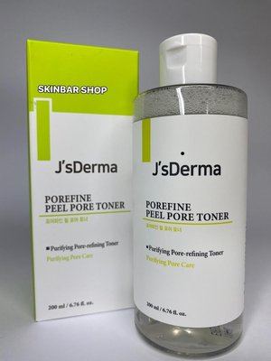 Тонер для очищення пор з AHA кислотою J’sDerma Porefine Peel Pore Toner, 200 ml Т59 фото