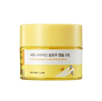 Осветляющий крем с капсулами ROUND LAB Vita Niacinamide Glow Capsule Cream, 50 мл К2655 фото