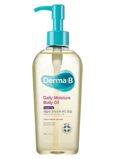 Олія для тіла Derma:B Daily Moisture Body Oil Purple Fig, 200 ml 11121 фото