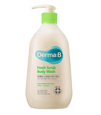 Гель-скраб для тіла Derma:B Fresh Scrub Body Wash, 420 ml 11122 фото