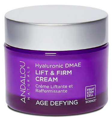 Крем для лица с гиалуроновой кислотой и DMAE лифтинг и укрепление Age Defying Andalou, 50 g 739 фото