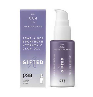 Масло для Сяйва Шкіри з Асаї І Вітаміном з Psa Gifted Acai And Sea Buckthorn Vitamin C Glow Oil, 15 ml 642 фото