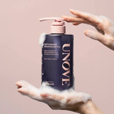 Відновлювальний шампунь для пошкодженого волосся Unove Deep Damage Repair Shampoo, 500 ml ЗВ27 фото