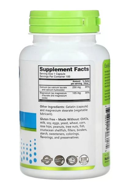 Минеральный комплекс Nutribiotic Calcium Magnesium Nutribiotic 2023-10-5480 фото Минеральный комплекс Nutribiotic Calcium Magnesium Nutribiotic, 100 капсул