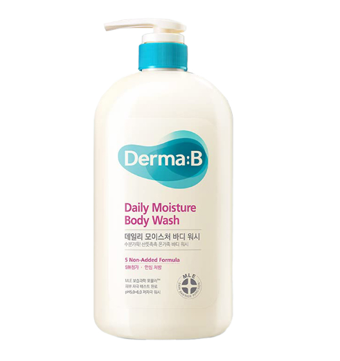 Гель для душу Derma:B Daily Moisture Body Wash Fresh Peach, 1000 ml 11124 фото