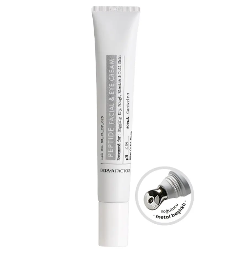 Пептидный крем с аппликатором DERMA FACTORY Peptide Facial and Eye Cream, 20 ml О86 фото