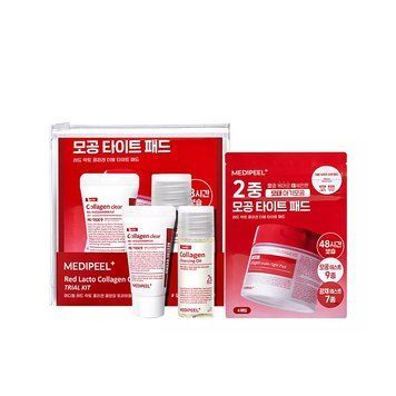 Набір мініатюр засобів з колагеном та лактобактеріями Medi-Peel Red Lacto Collagen Cleansing Trial K, 1 шт