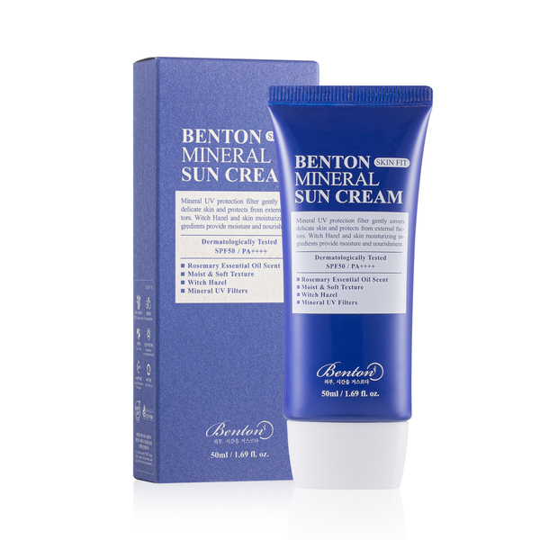 Солнцезащитный крем на минеральной основе Benton Skin Fit SPF50+/PA++++, 50 ml Ф2 фото