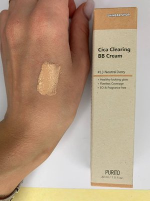 Purito BB крем з екстрактом центелли азіатської Cica Clearing BB Cream Neutral Ivory №13, 30 ml Д13 фото