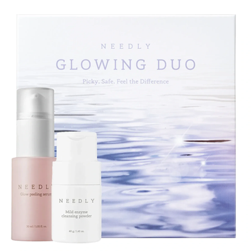 Набір для м'якого очищення та освітлення шкіри Needly Glowing duo, 2в1