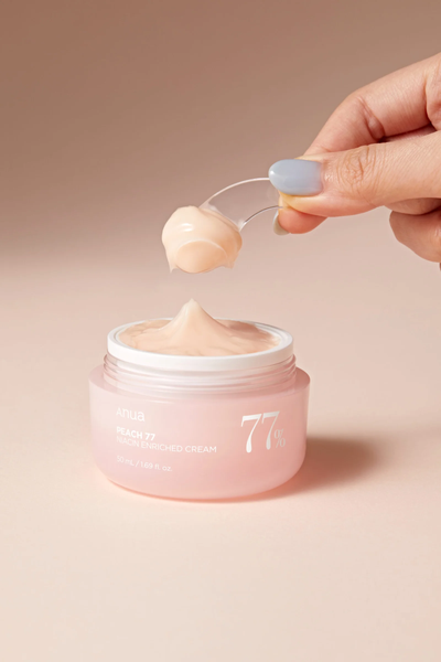 Зволожуючий крем з ніацинамідом Anua Peach 77 Niacin Enriched Cream К486 фото